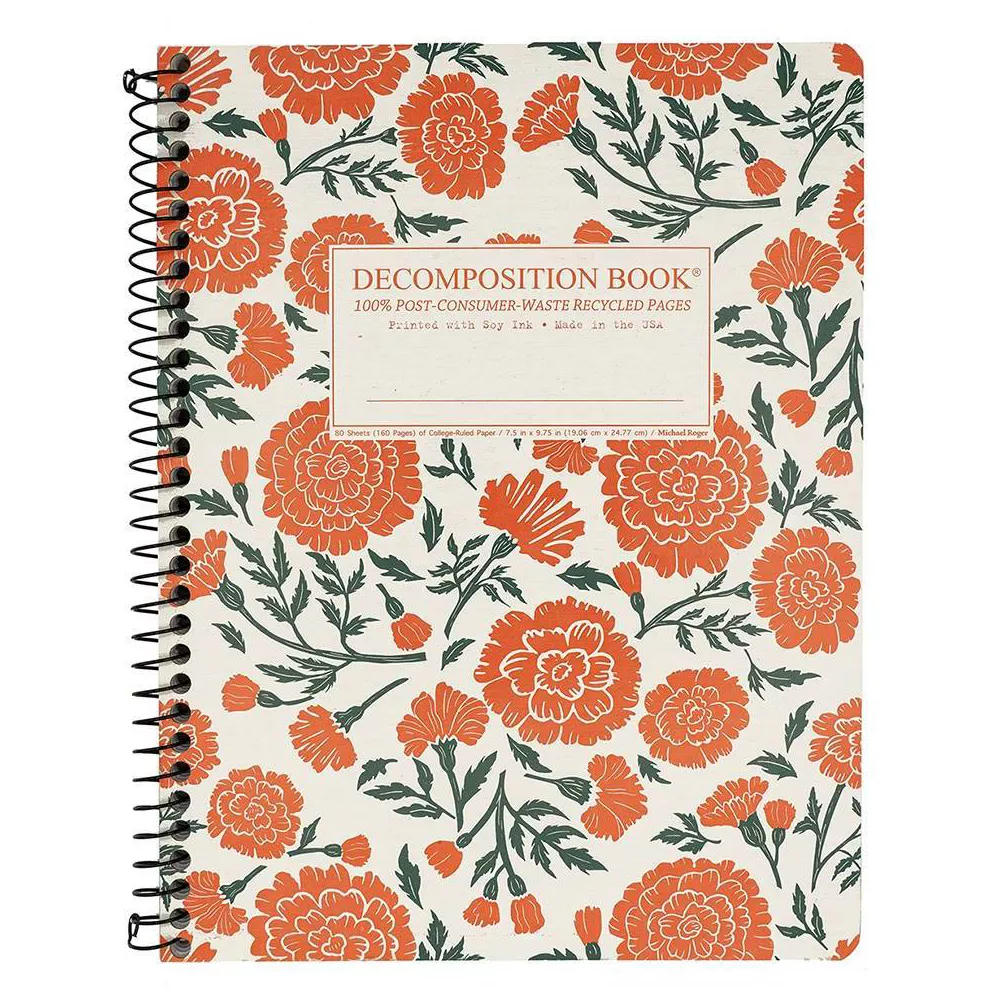 Post Consumer Waste Recycled Paper Decomposition Book 7.5"x9.75" 160 Page