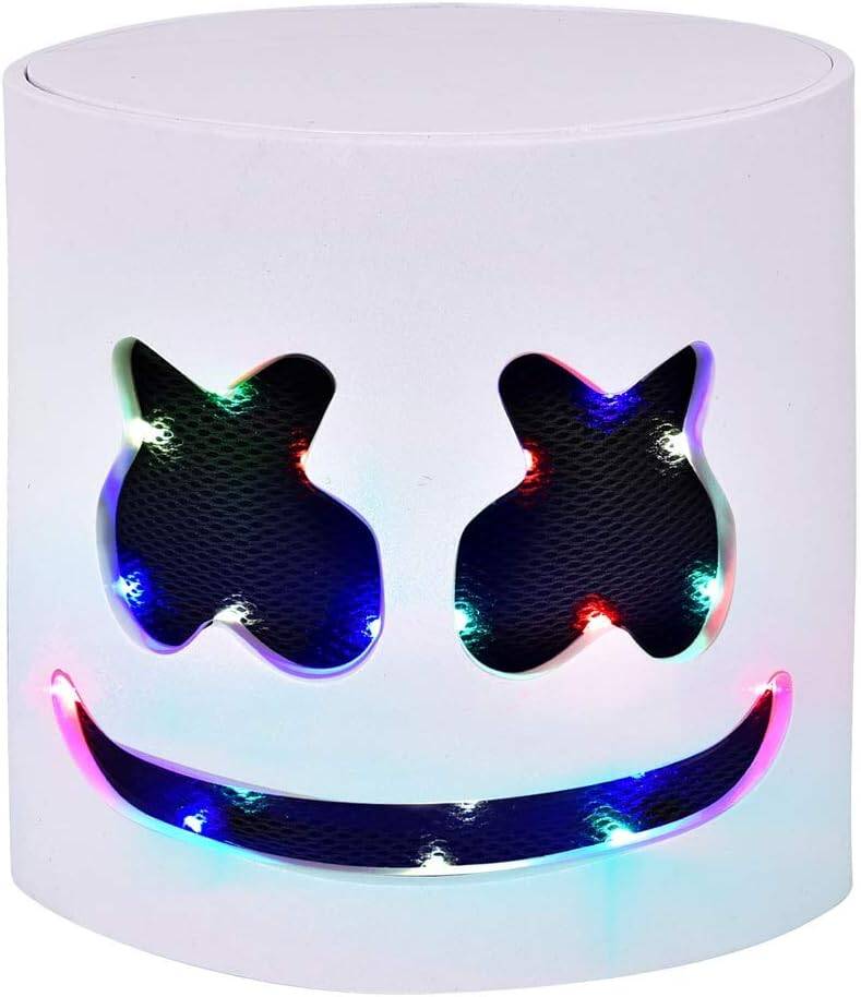 Music Festival Full Head Light Up Masks Halloween LED DJ Mask for Man Women Kids Thanksgiving Christmas Halloween