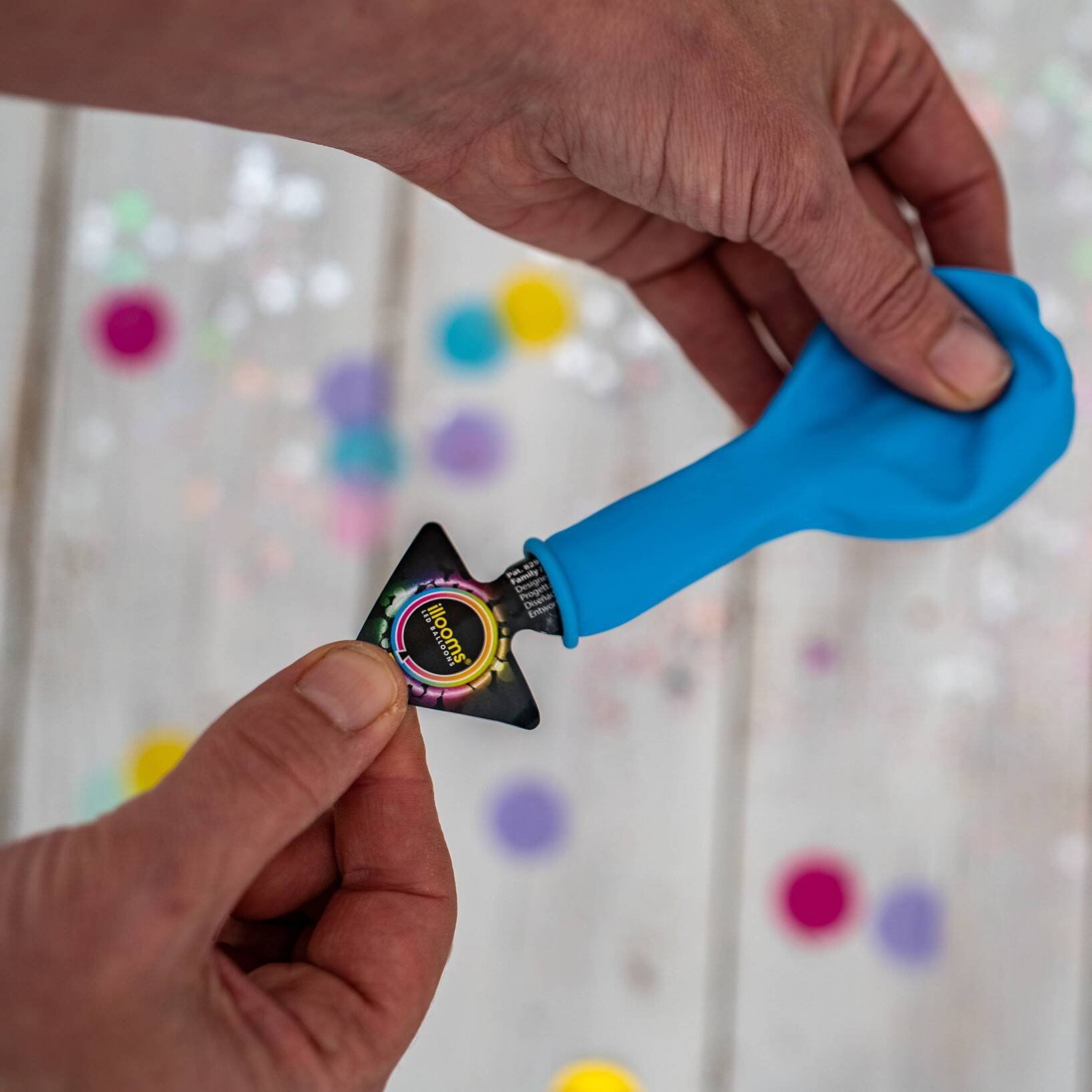 15ct illooms LED Light Up Mixed Solid Balloon - Image 6