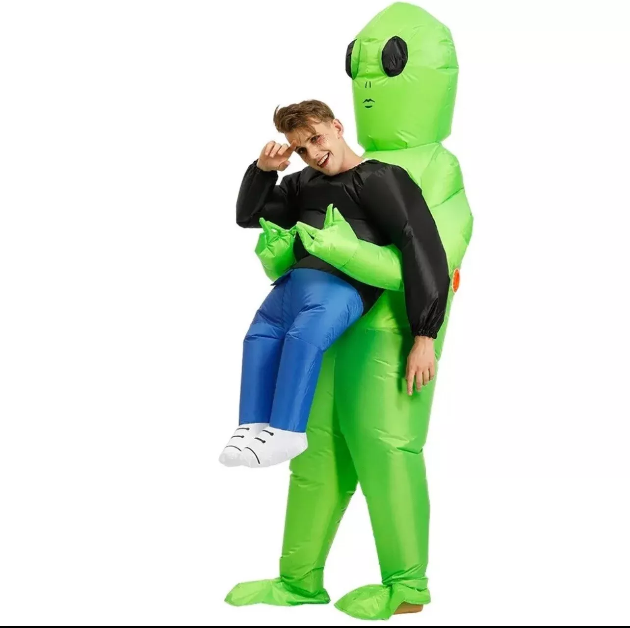 Alien Costume Inflatable Pick Me Up Blow up Costume - Image 6