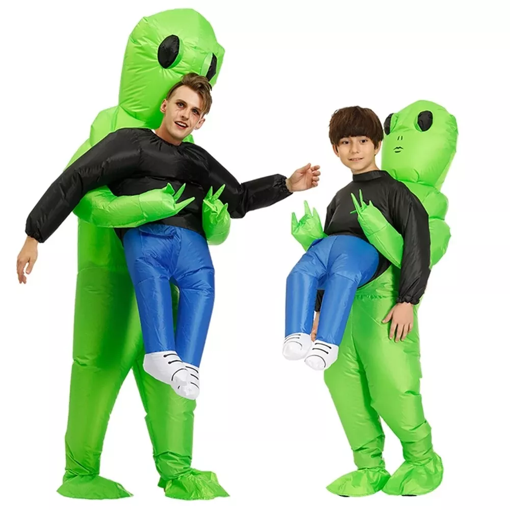 Alien Costume Inflatable Pick Me Up Blow up Costume