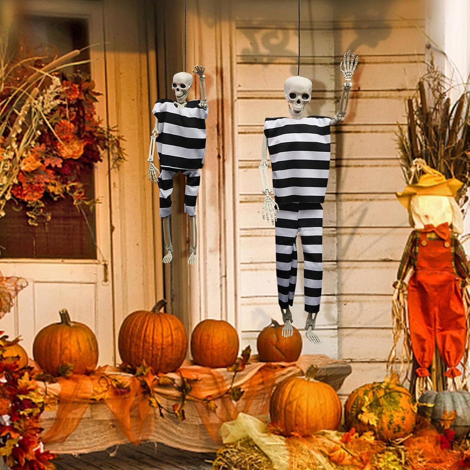 23" Halloween Skeleton Posable Bones for Indoor Outdoor - Image 3