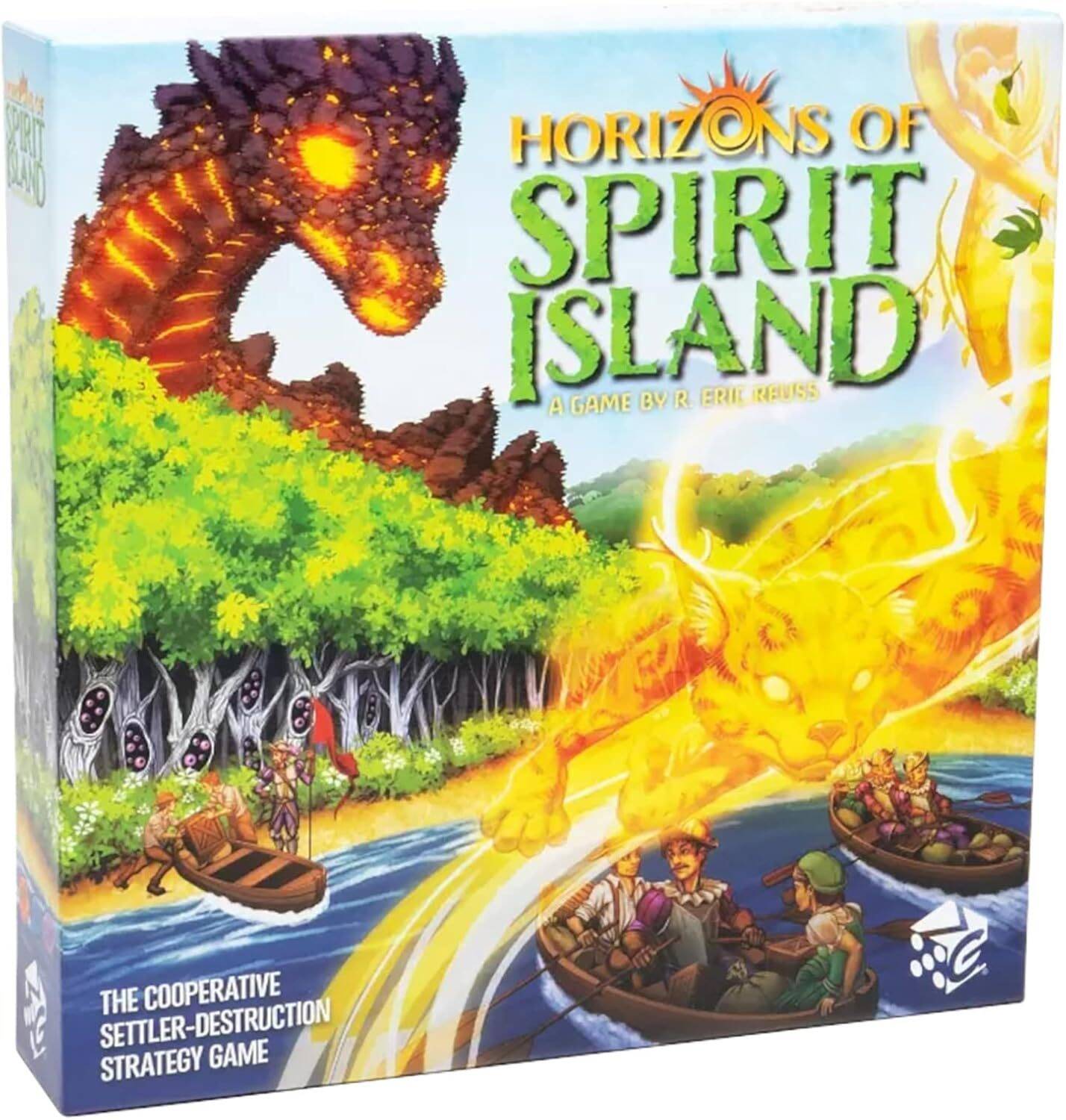Greater Than Games | Horizons of Spirit Island | Cooperative Strategy Board Game | 1 to 3 Players | 90+ Minutes | Ages 14+