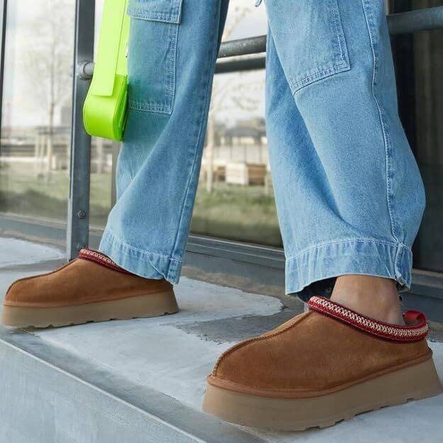 Fleece Lined Anti-Slip Platform Slippers Mini Boots for Women - Image 5