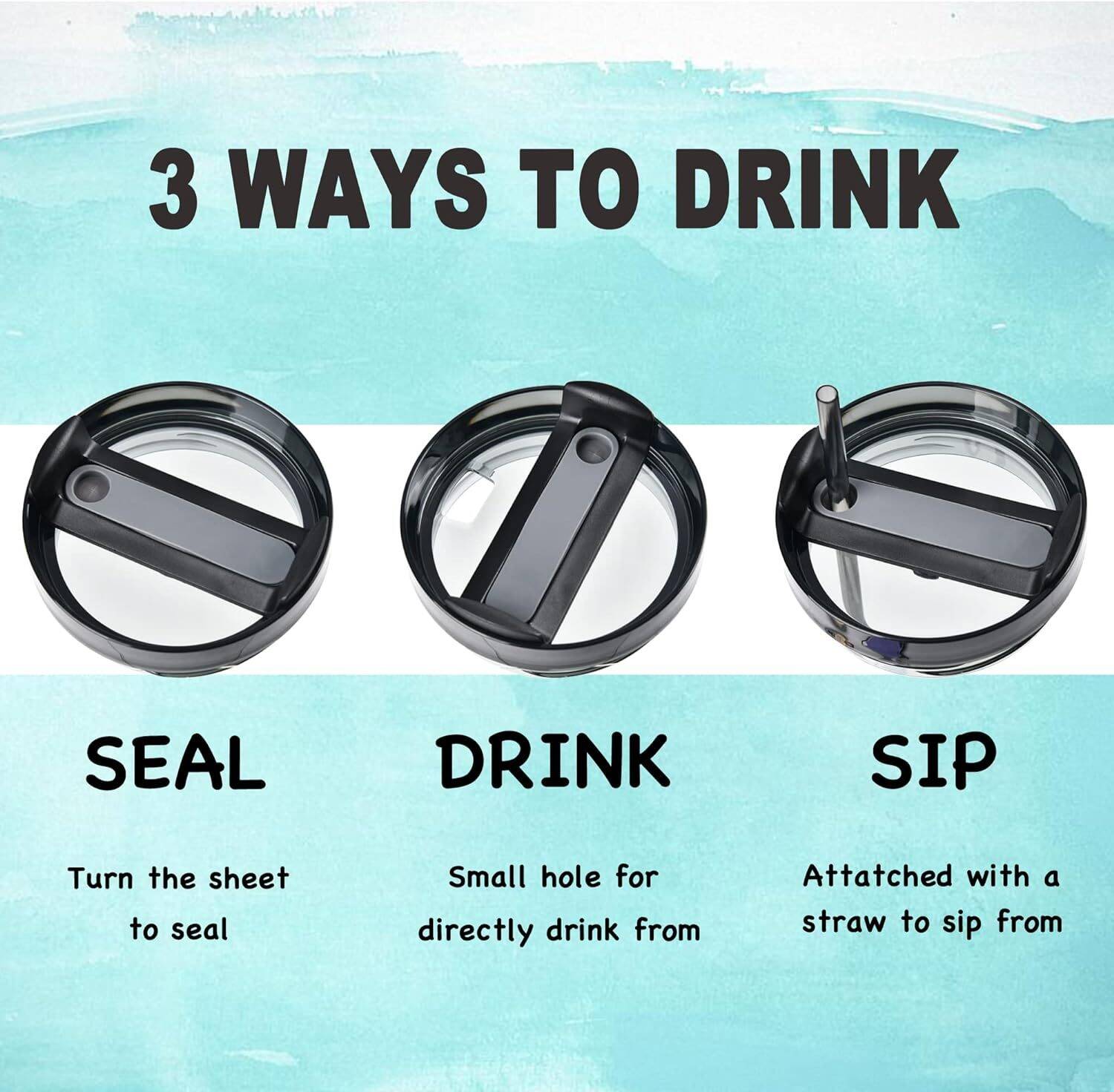 40oz Tumbler with lid, Starw and Handle, Stainless Steel Vacuum Insulated Water Bottle Travel Mug for Iced Coffee, Hot and Cold Tea, Beverages (40oz Beige) - Image 5