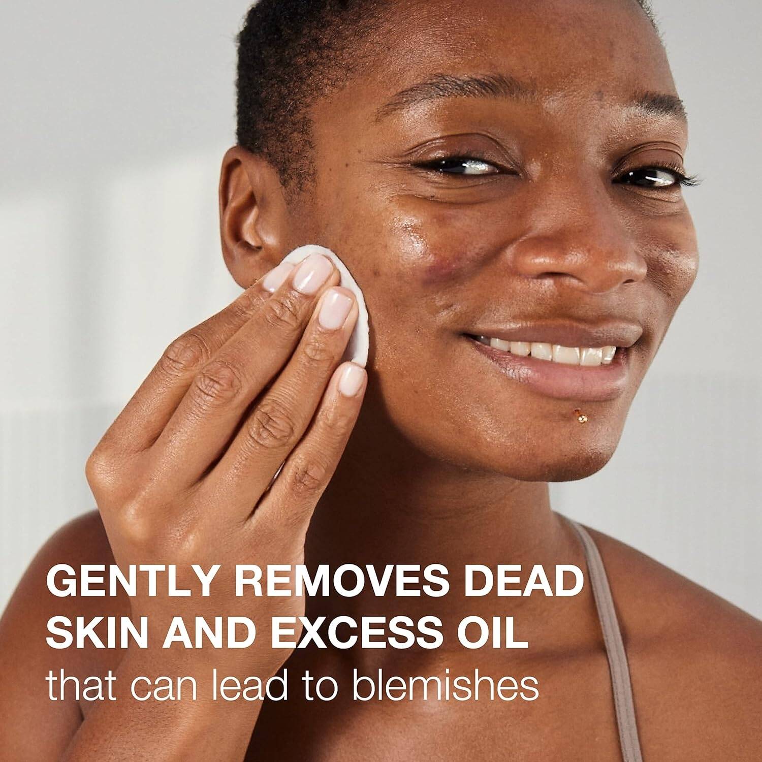 Neutrogena Stubborn Texture Liquid Exfoliant with 7% AHA Blend & Pro-Vitamin B5 designed for Acne-Prone & Oily Skin, Liquid Face Exfoliator, Oil- & Fragrance-Free, 4.3 Fl. Oz - Image 4