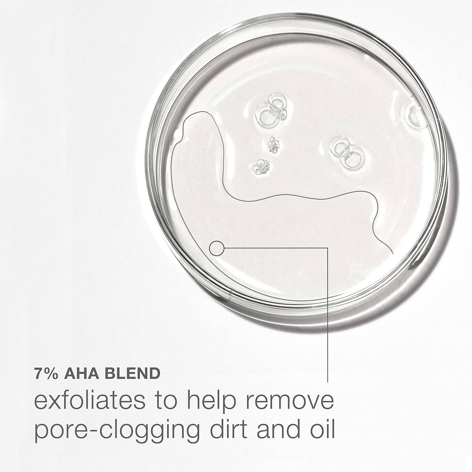 Neutrogena Stubborn Texture Liquid Exfoliant with 7% AHA Blend & Pro-Vitamin B5 designed for Acne-Prone & Oily Skin, Liquid Face Exfoliator, Oil- & Fragrance-Free, 4.3 Fl. Oz - Image 5