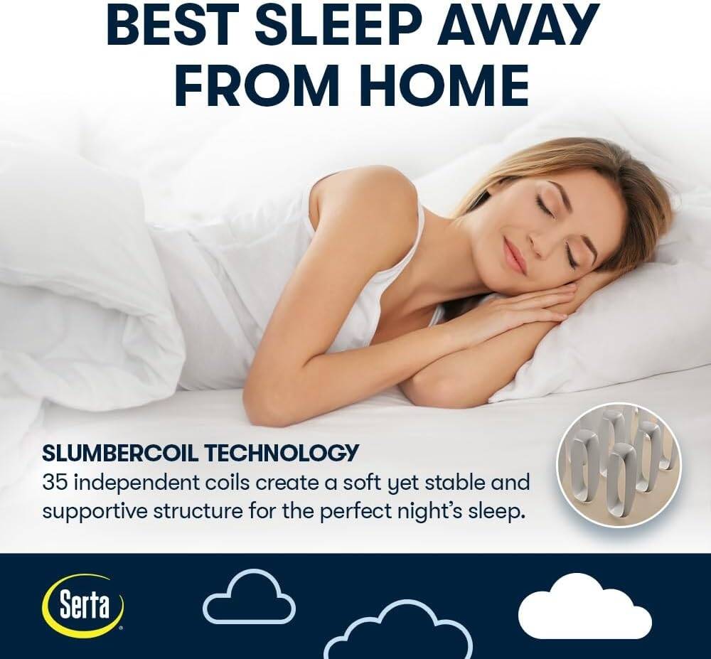 Serta Raised Air Mattress with Never Flat Pump | Luxury Inflatable Mattress with Built in Air Pump | Heavy Duty Blow Up Mattress with Self Inflating Pump - Image 5