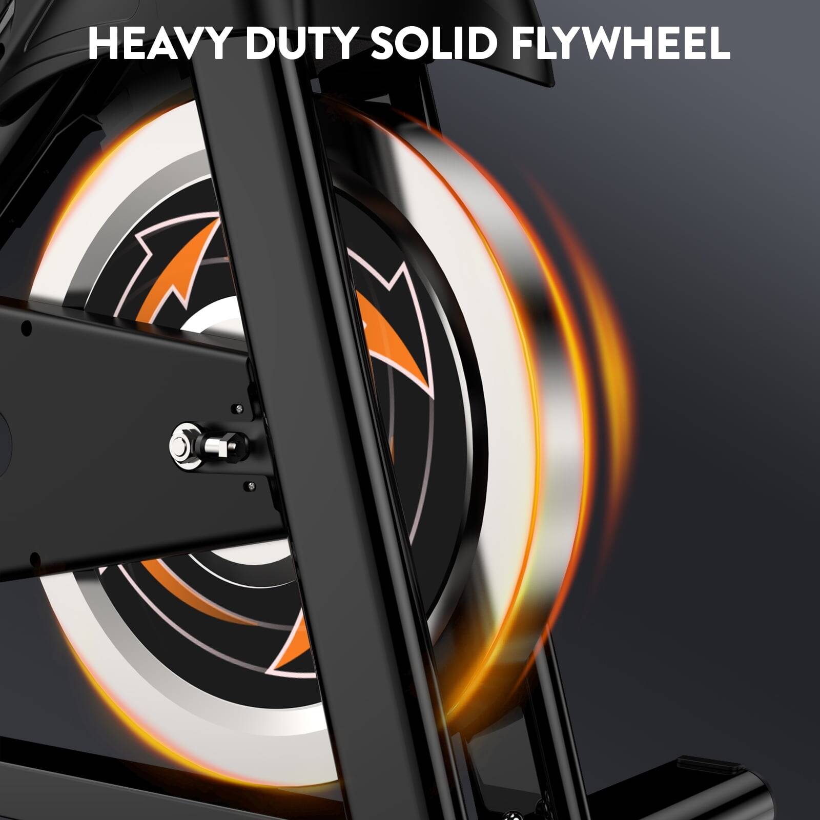 Indoor Cycling Bike Belt Drive for Home Cardio, 350lb - Image 6