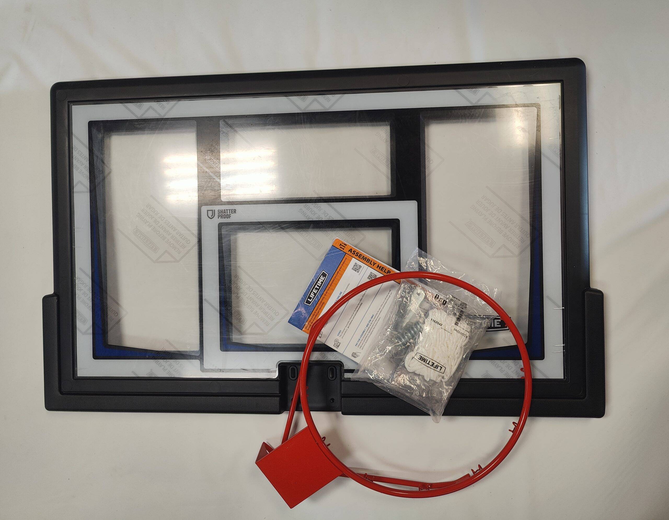 50 Inch Shatterproof Fusion Backboard and Rim Combo Kit - Image 5