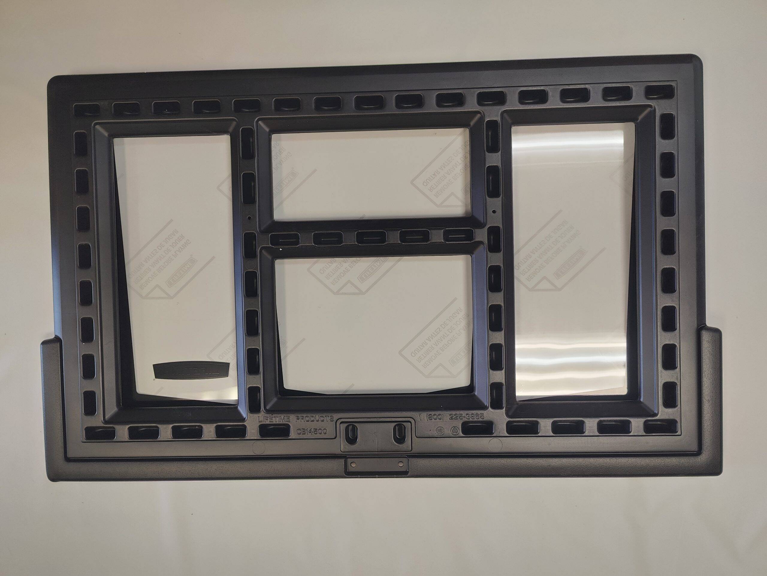 50 Inch Shatterproof Fusion Backboard and Rim Combo Kit - Image 4