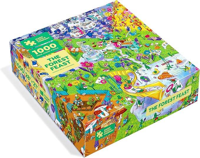 The Forest Feast • 1000 Piece Jigsaw Puzzle from The Magic Puzzle Company